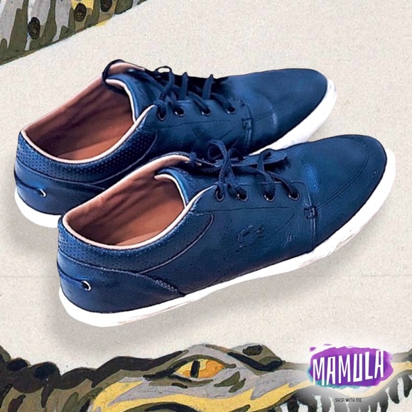 Lacoste Other - Black Lacoste leather shoes for men